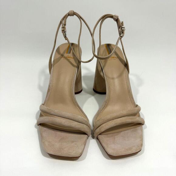 Sam Edelman Women’s Size 10 Cappuccino Suede Kia Strappy Block Heel Sandals New - Picture 4 of 9